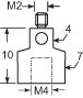 M2 - M2 Male to M4 Female Adapter - CMMshop.ca