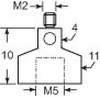 M2 - M2 Male to M5 Female Adapter - CMMshop.ca