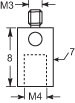 M3 - M3 to M4 Adapter - CMMshop.ca